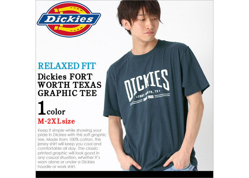 dickies relaxed fit dickies fort worth texas graphic tee