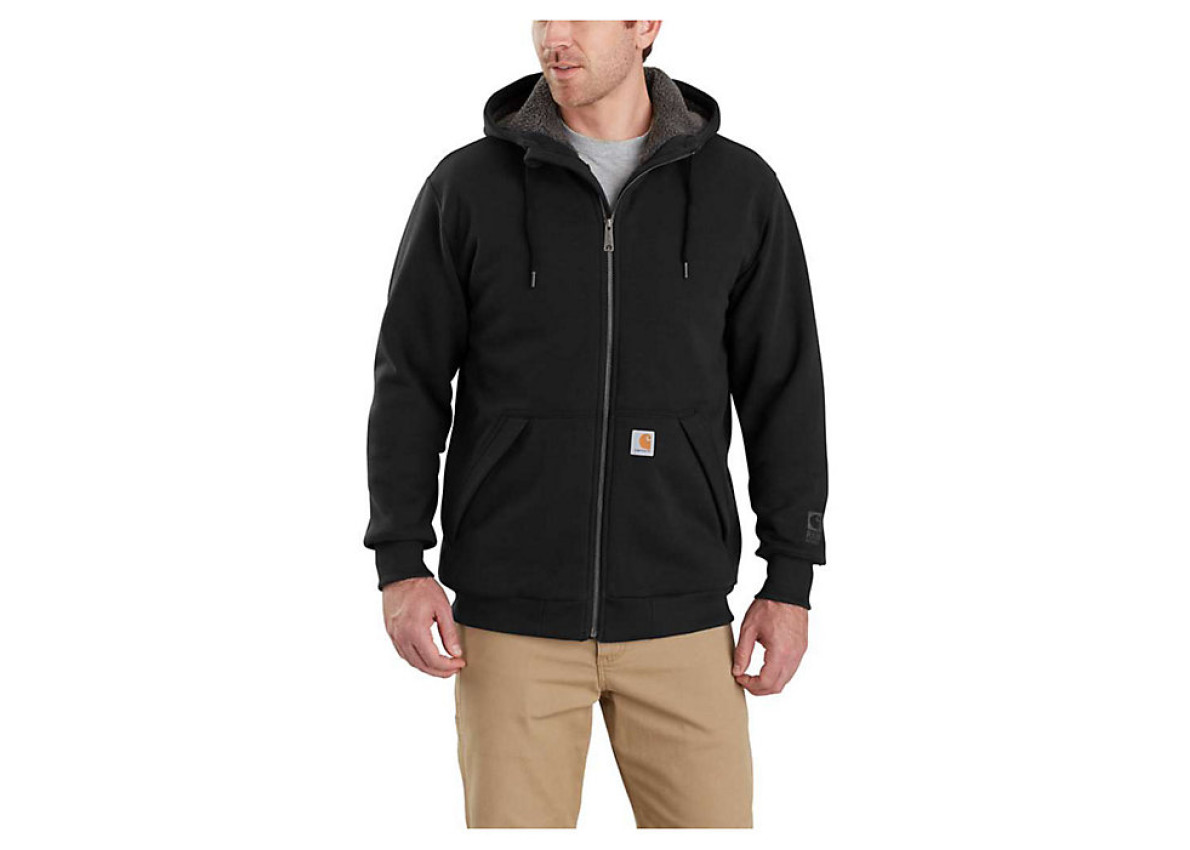 men"s rain defender rockland sherpa-lined full-zip hooded sweat