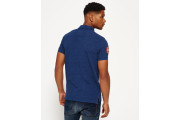 Superdry Coaches Polo Shirt - cornish slate navy grit