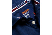 Superdry Coaches Polo Shirt - cornish slate navy grit