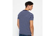 Superdry Orange Label Brittany Stripe T-shirt - rinse navy