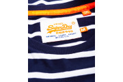 Superdry Orange Label Brittany Stripe T-shirt - rinse navy