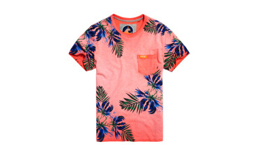 Superdry California Pocket T-shirt - overdyed phosphorescent