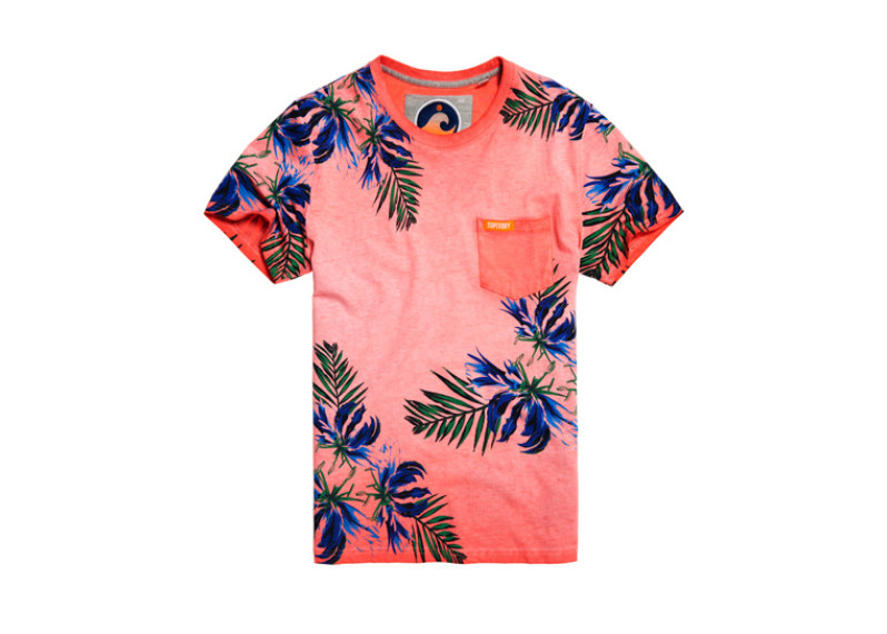 Superdry California Pocket T-shirt - overdyed phosphorescent