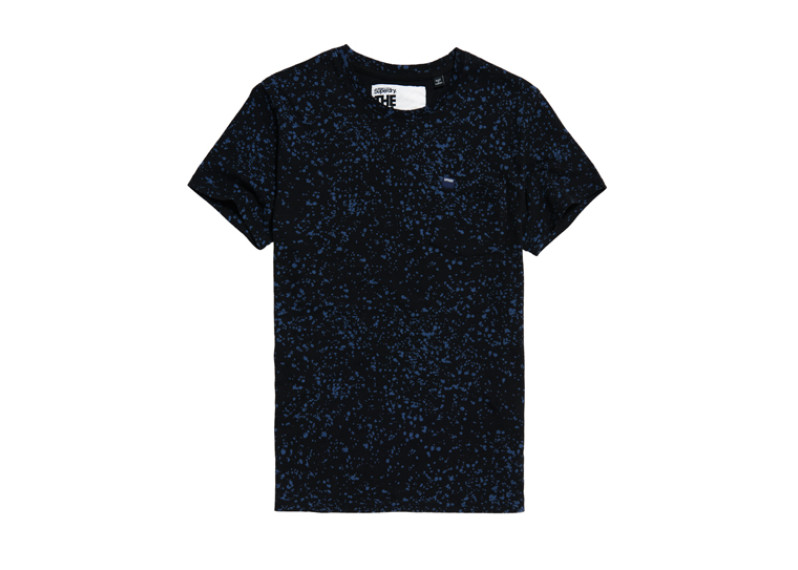 Superdry Dry Hawaiian Splatter T-Shirt - Black