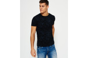 Superdry Dry Hawaiian Splatter T-Shirt - Black