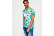 Superdry Surf Store T-shirt - overdyed atlantic