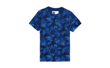 Superdry Hawaiian Fade Leaf T-shirt - indigo grit