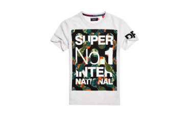 Superdry International Boxed T-shirt - ice marl