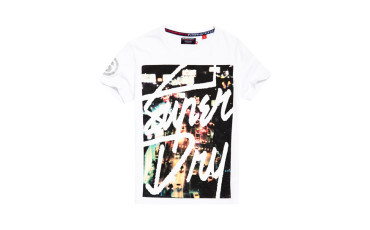 Superdry Crew Boxed Sunset T-shirt - optic slub