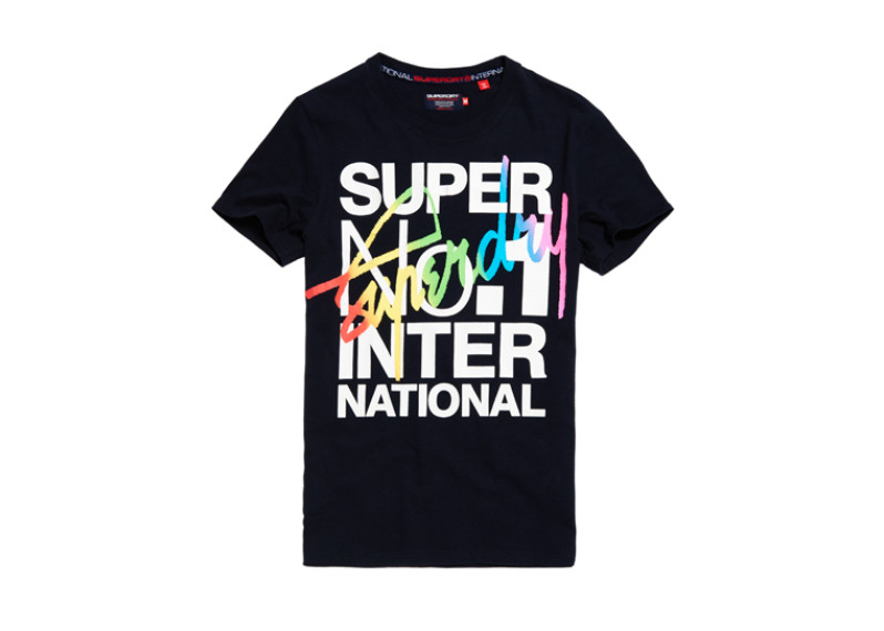 Superdry Interlocked International T-shirt - eclipse navy