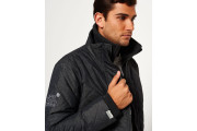 Quilted Arctic Windcheater Jacket - black marl