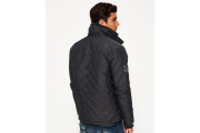 Quilted Arctic Windcheater Jacket - black marl