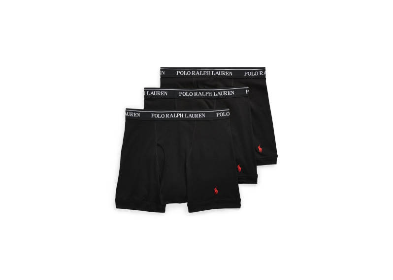 Polo Ralph Lauren BOXER BRIEF 3-PACK - BLACK