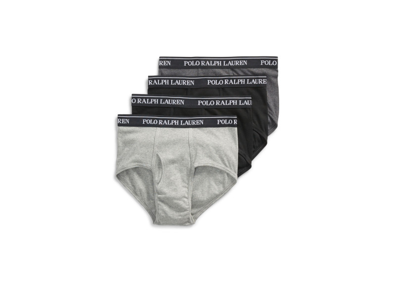 Polo Ralph Lauren MID-RISE BRIEF 4-PACK - MADISON HEATHER