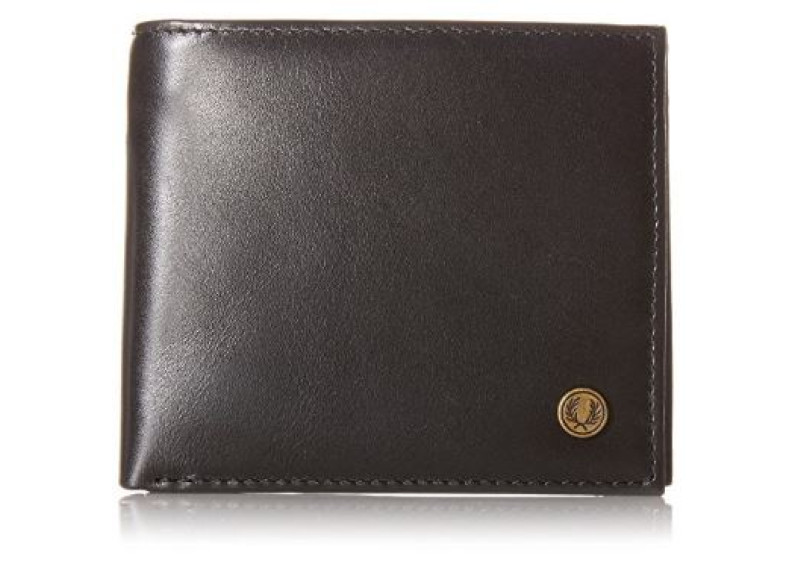 Fred Perry Men's Camo-Print Billfold and Coin Wallet - Black