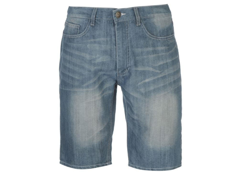 Lee Cooper Denim Shorts Mens - Mid Wash