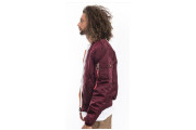 MA-1 Slim Fit Flight Jacket - Maroon