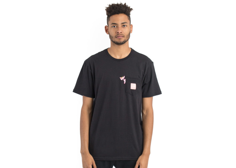 Pink Panther Black Pocket T-Shirt