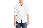 Ralph Lauren SLIM FIT BEACH TWILL SHIRT - WHITE