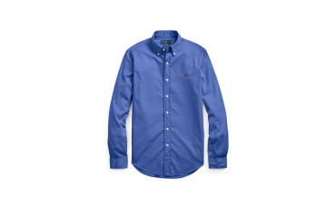 Ralph Lauren SLIM FIT BEACH TWILL SHIRT - Charter Blue