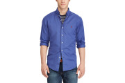 Ralph Lauren SLIM FIT BEACH TWILL SHIRT - Charter Blue