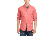 Ralph Lauren SLIM FIT BEACH TWILL SHIRT - Cruise Pink