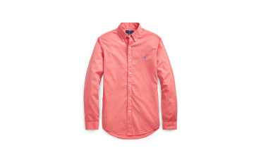 Ralph Lauren SLIM FIT BEACH TWILL SHIRT - Cruise Pink