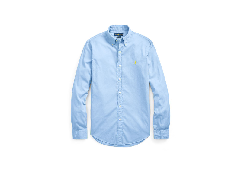 Ralph Lauren SLIM FIT BEACH TWILL SHIRT - SPINNAKER BLUE