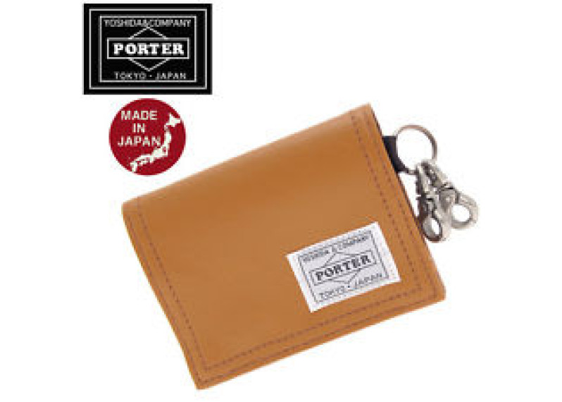 Yoshida bag Porter wallet pota - Camel