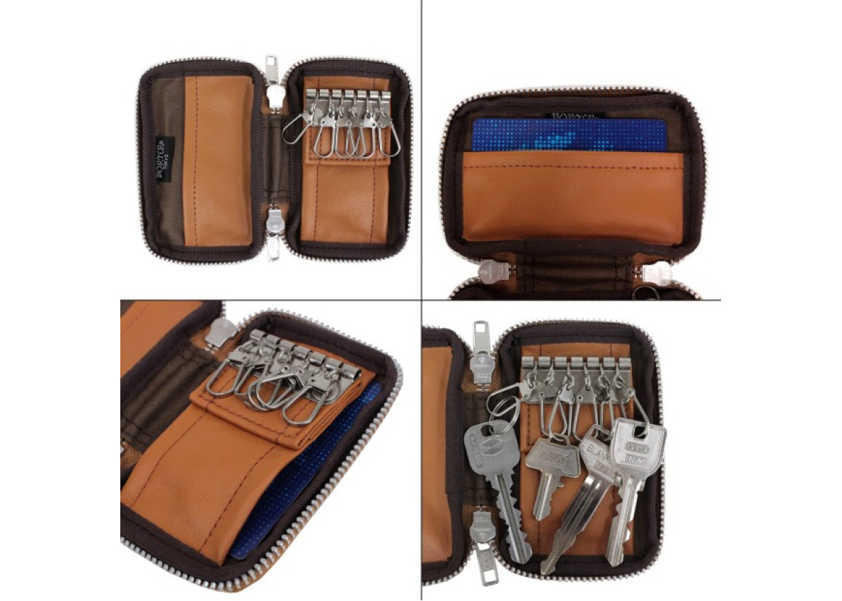 Yoshida Porter FreeStyle Key Case - Camel