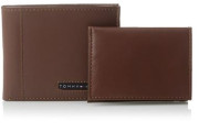 Leather Cambridge Passcase Wallet with Removable Card Holder