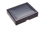 Leather Dore Passcase Billfold Wallet with Removable Card Holder