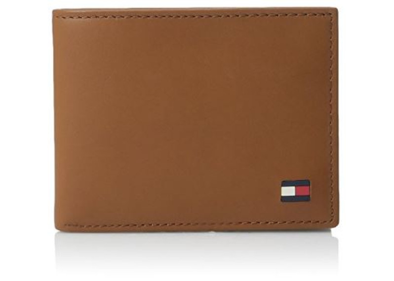 Leather Dore Passcase Billfold Wallet with Removable Card Holder