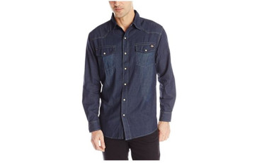 Long Sleeve Denim Western Shirt