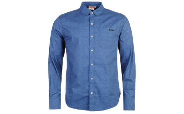 Long Sleeve Textile AOP Shirt Mens