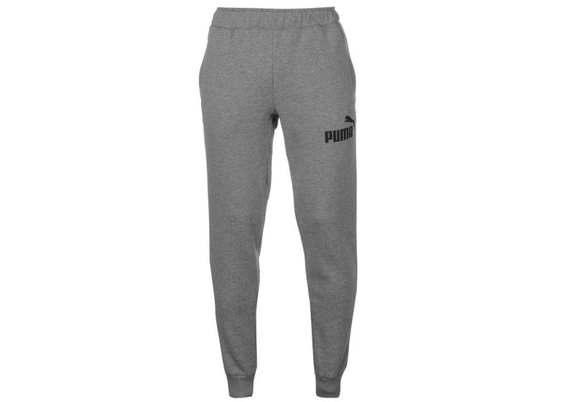 Puma Tapered Fleece Pants Mens -Grey