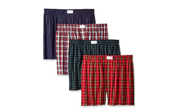 Underwear 4 Pack Cotton Classics Woven Boxers