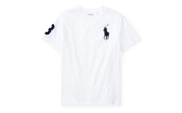 ralph lauren BIG PONY COTTON JERSEY T-SHIRT - WHITE