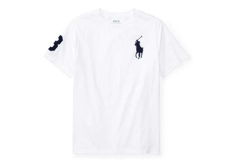 ralph lauren BIG PONY COTTON JERSEY T-SHIRT - WHITE