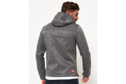 Superdry Hooded SD-Windtrekker Jacket - dark charcoal grit/rebel red