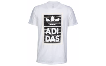 ADIDAS ORIGINALS GRAPHIC T-SHIRT - MEN'S - White/Black