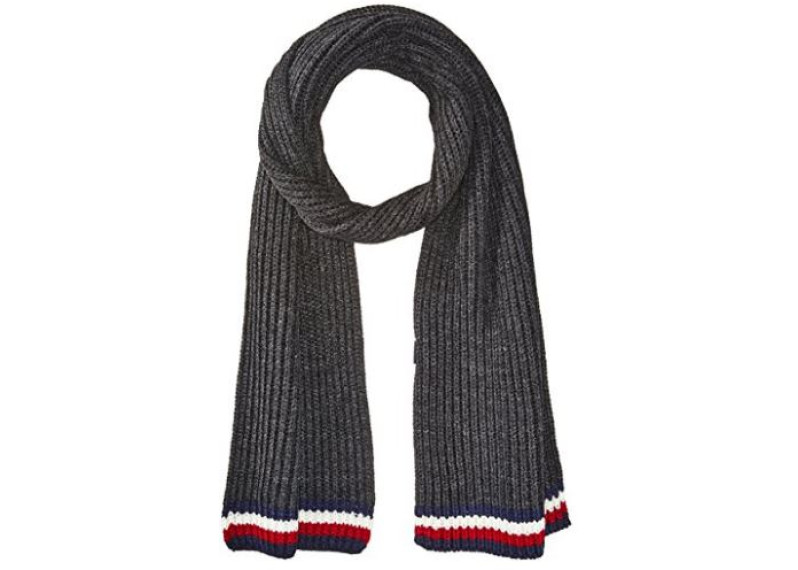 Global Stripe Ribbed Scarf 