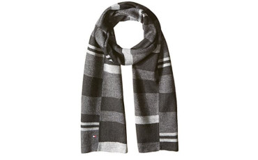 Piece Color Blocked Stripe Scarf