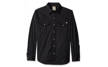 Long-Sleeve Western Twill Shirt