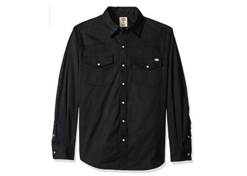 Long-Sleeve Western Twill Shirt