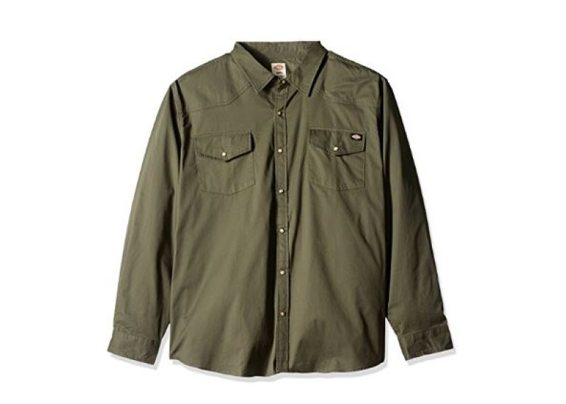 Long-Sleeve Western Twill Shirt