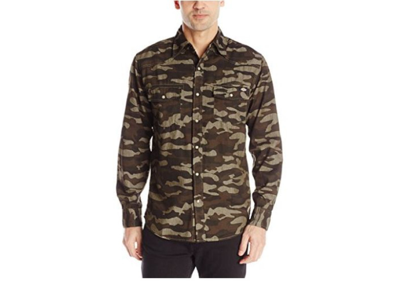 Long Sleeve Western Camo