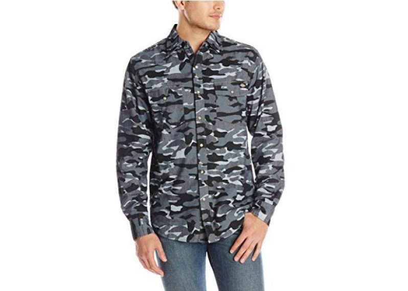 Long Sleeve Western Camo