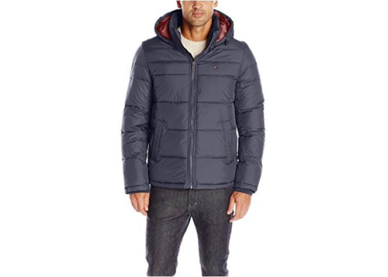 Insulated Midlength Quilted Puffer Jacket